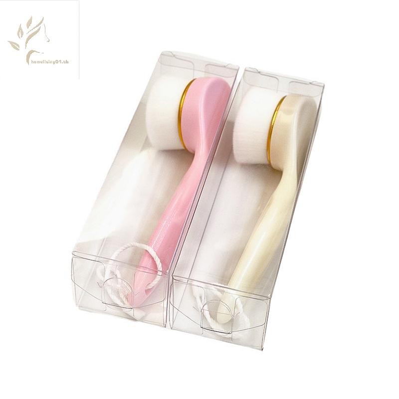 ONEHOME Handle แปรงล้างหน้า Exfoliating Face Brush แปรงใบหน้าแปรงทําความสะอาดใบหน้าสําหรับ Lady Face Cleaning ผู้หญิง TH