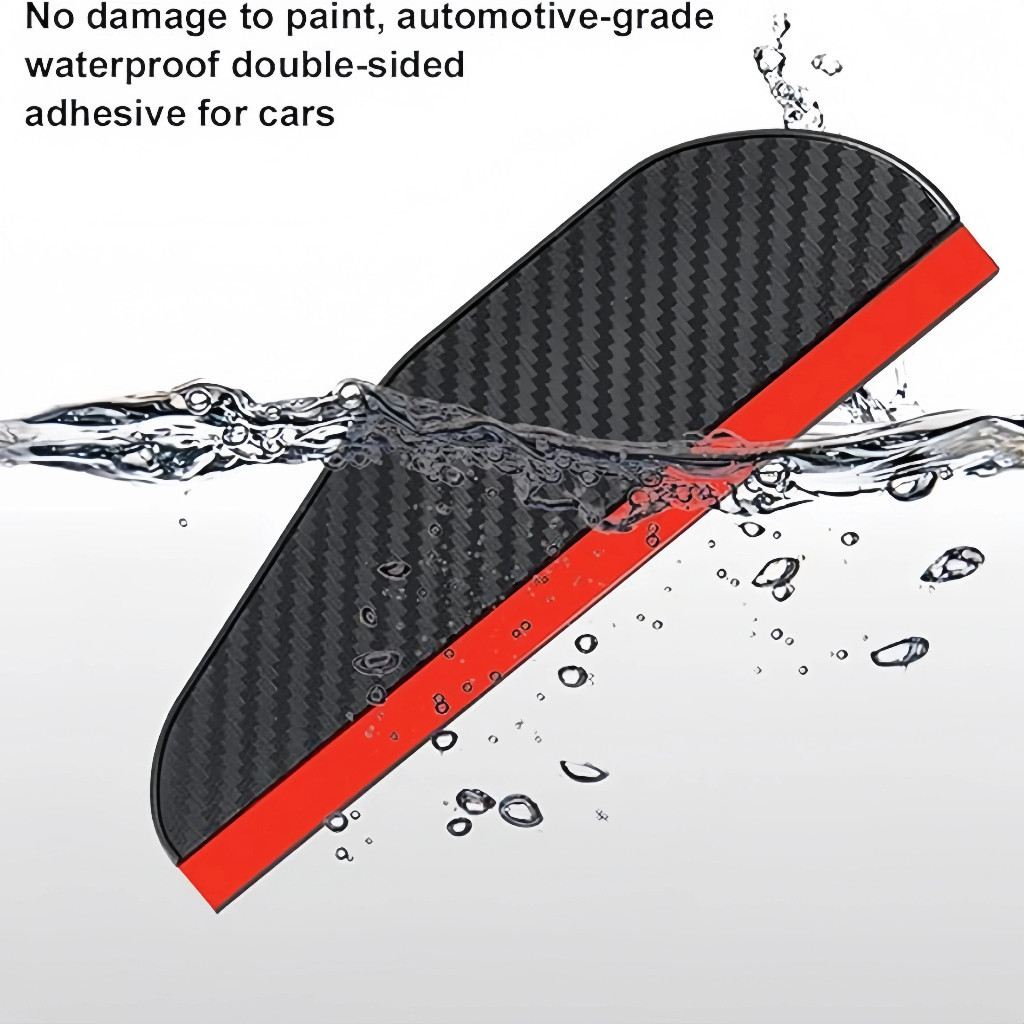 TOYOTA Yaris Corolla Altis CAMRY Fortuner Veloz Innova Zenix Hilux สากล รถ กระจกมองข้าง ฝาครอบ กันน้ํา กันฝน คิ้ว - รูปที่ 5