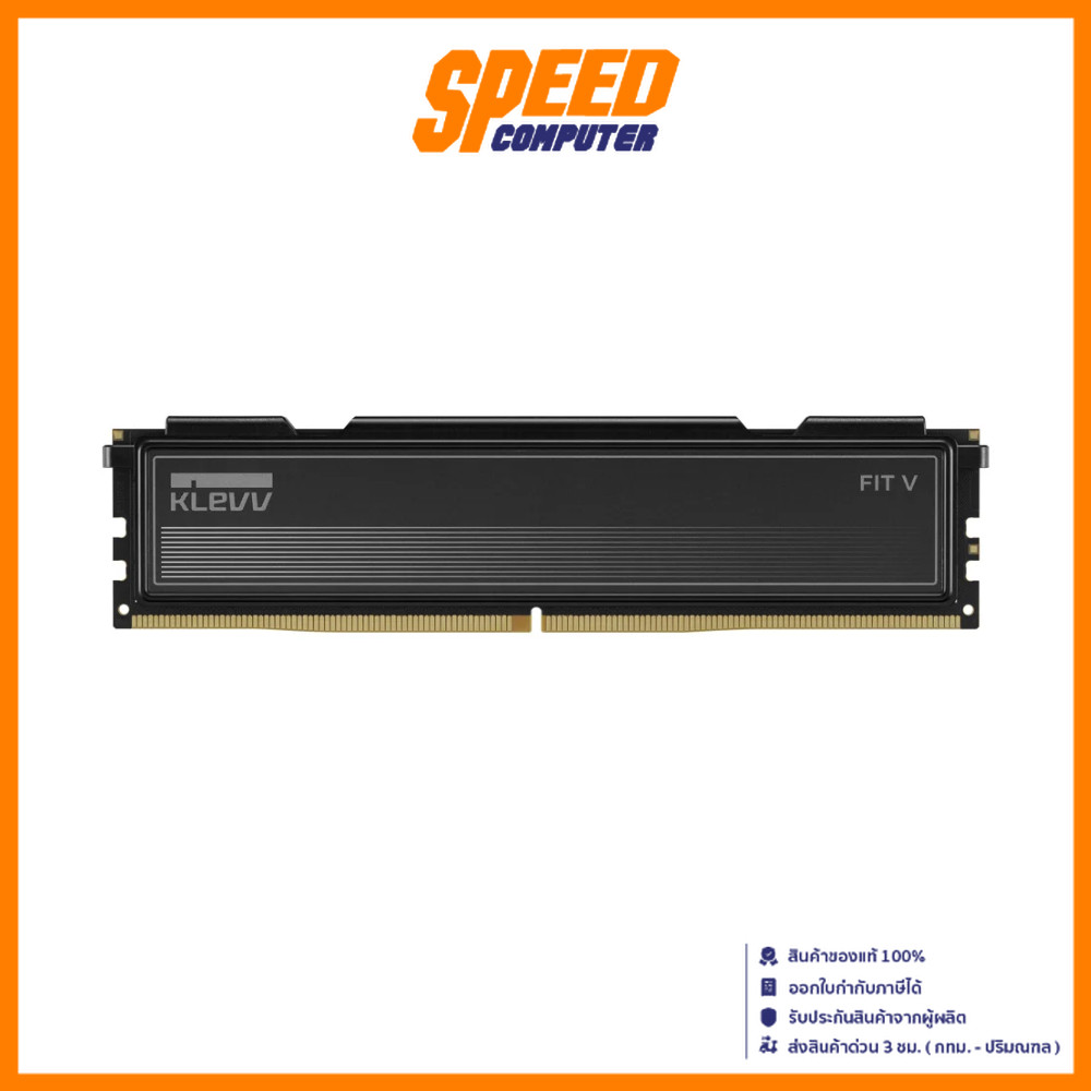 KLEVV FIT V Gaming OC Memory 16GB (16GBx1) DDR5 5600MHz CL30 (ใช้กับ Intel Ultra ไม่ได้) | RAM (แรม) By Speed Computer