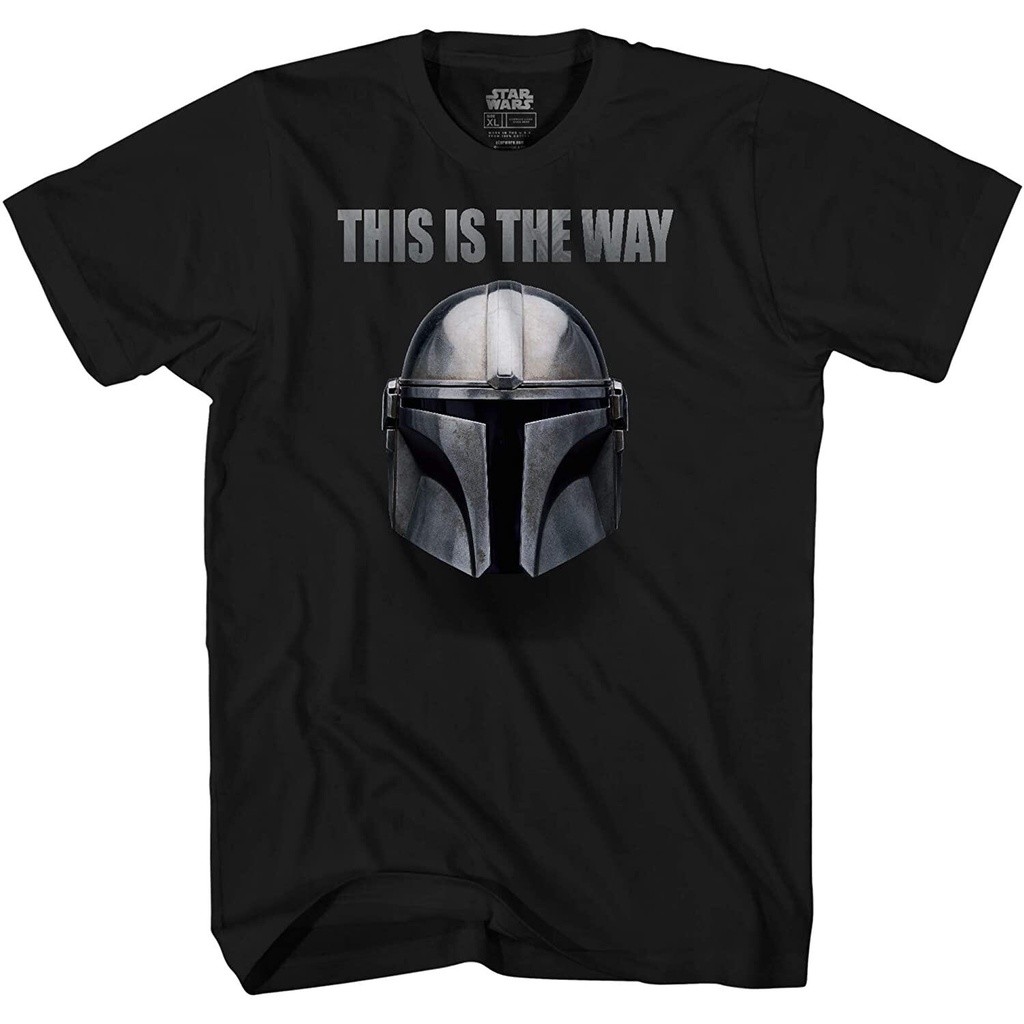 เสื้อยืดลำลอง Star Wars The Mandalorian "This Is the Road" คอวี สั้นแขน สำหรับทุกเพศ สไตล์คูลๆ