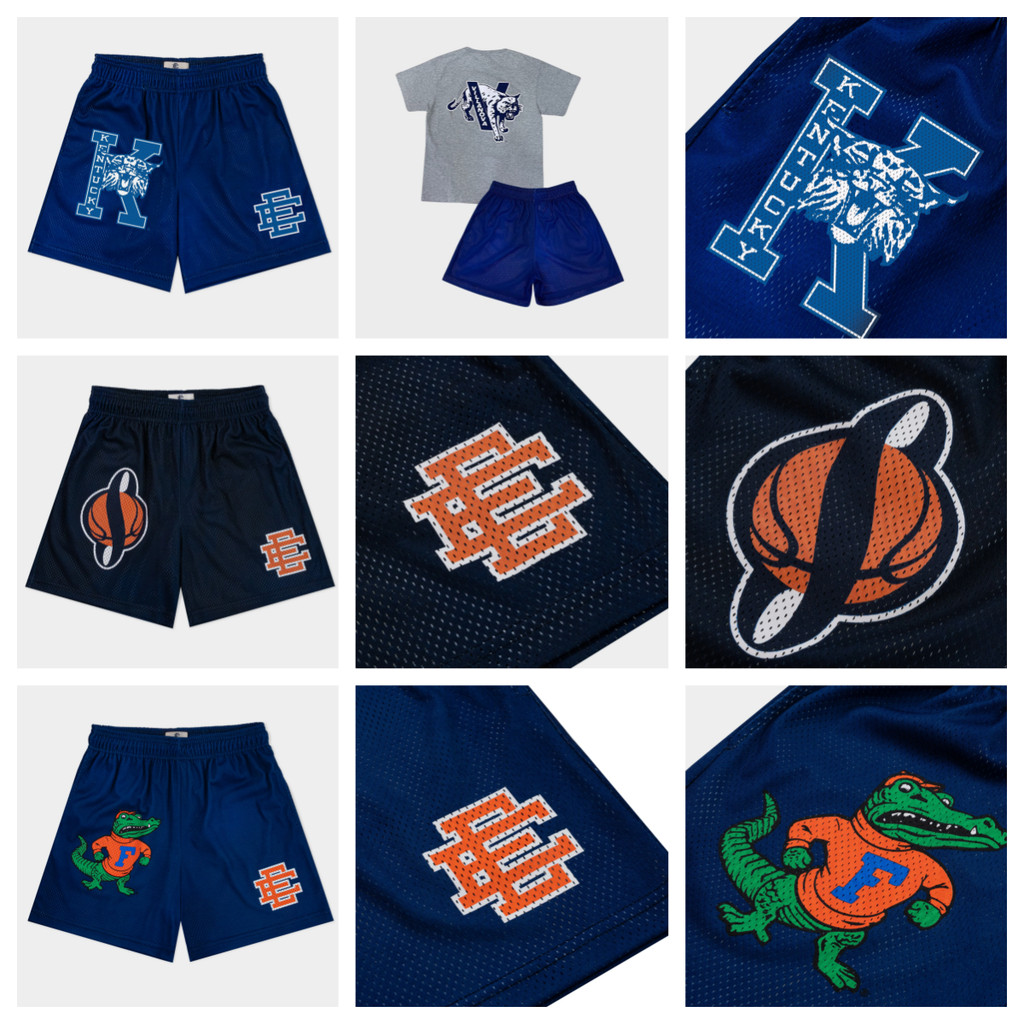 กางเกงขาสั้นวิ่งและเล่นกีฬา Eric Emanuel แบบ loose fit ระบายอากาศได้ดี