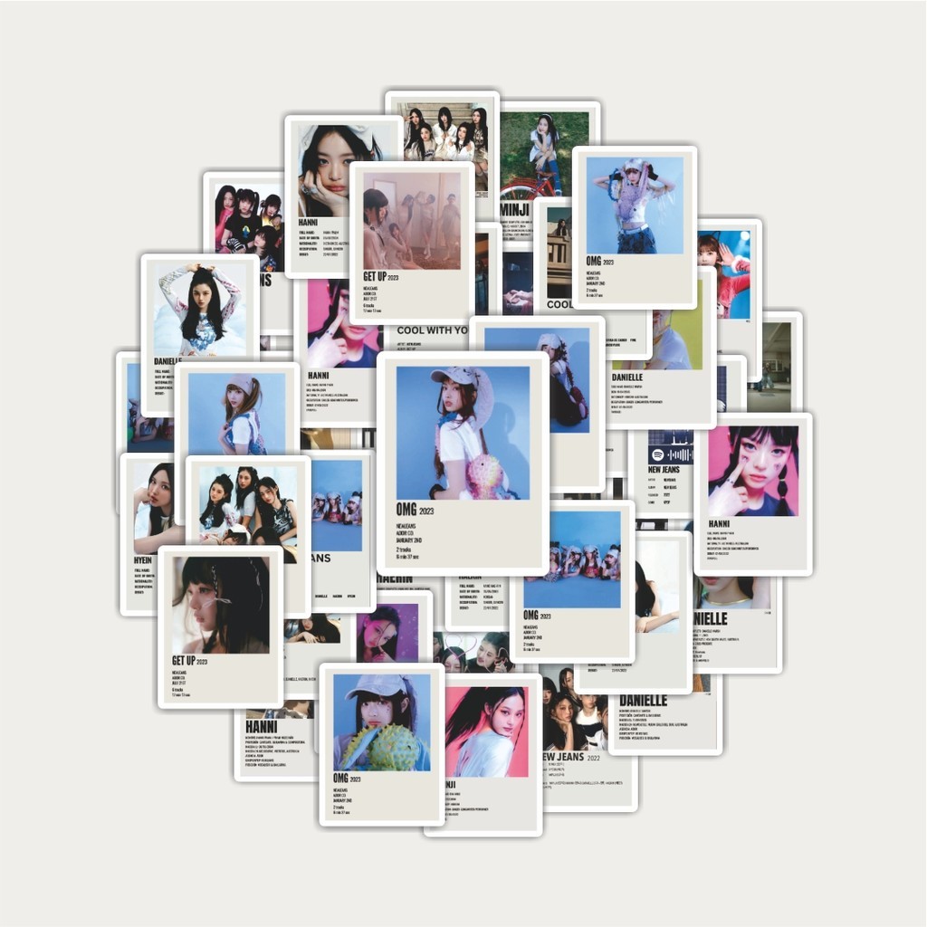 New Jeans V4 Album Sticker Pack | สติ๊กเกอร์ TUMBLR | สติ๊กเกอร์แล็ปท็อปสําหรับกระเป๋าเดินทางและหมวกกันน็อค
