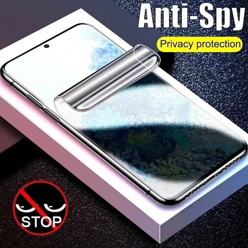 Anti-Spy ความเป็นส่วนตัวและ HD Hydrogel ฟิล์มป้องกันหน้าจอสําหรับ iQOO Z1 Z3 Z5 Z5x Z6 Z7 Z7i Z7s U1