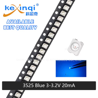 (100 ชิ้น) 3528 SMD LED สีแดงสีฟ้าเขียว Yellowish-สีเขียวเหลืองขาวส้ม Warm-White Ice-Blue ชมพูม่วง Cool-White Light Diode
