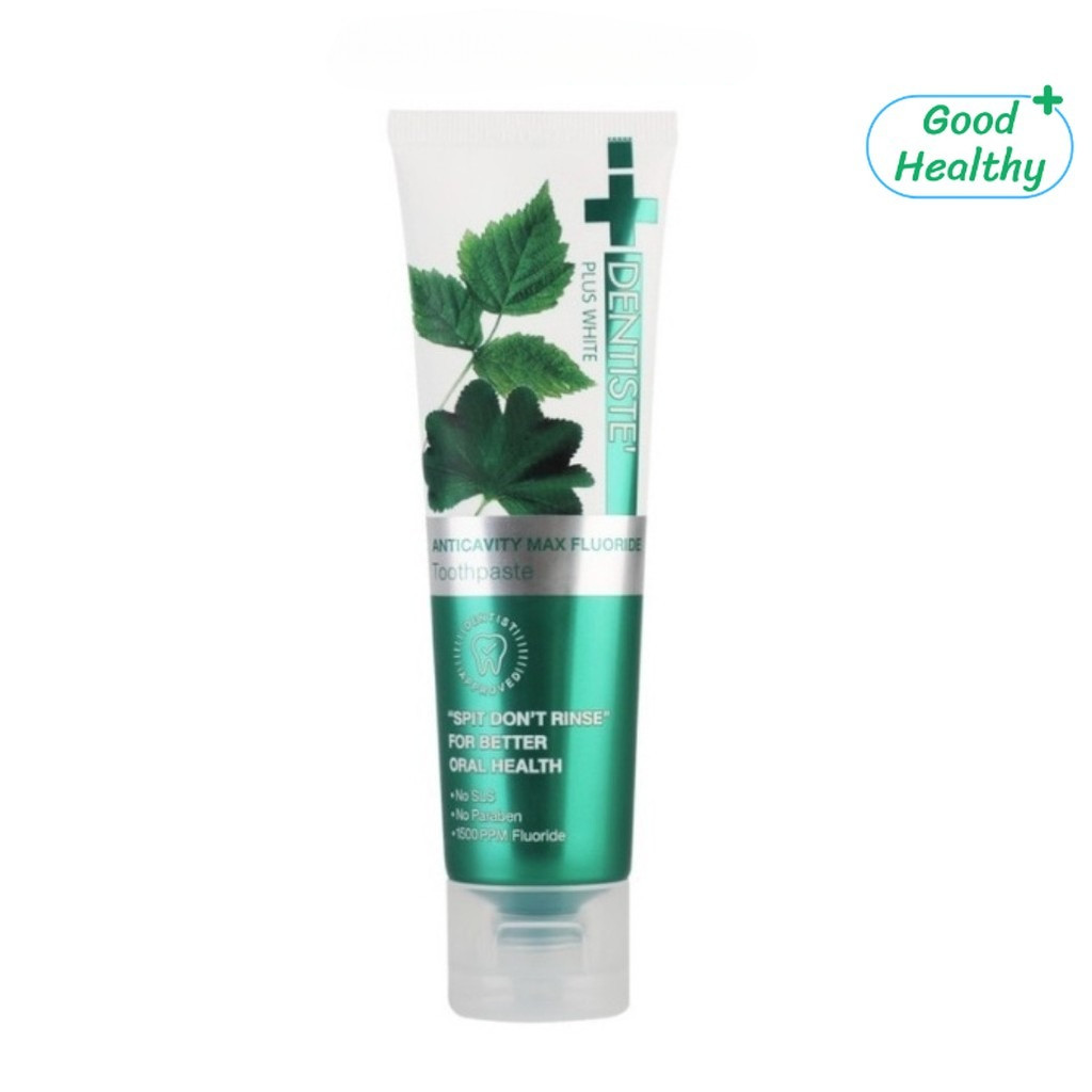 Dentiste Anticavity Max Fluoride Toothpaste ยาสีฟัน เดนทิสเต้ แปรงแห้ง 10 กรัม / 20 กรัม / 100 กรัม 