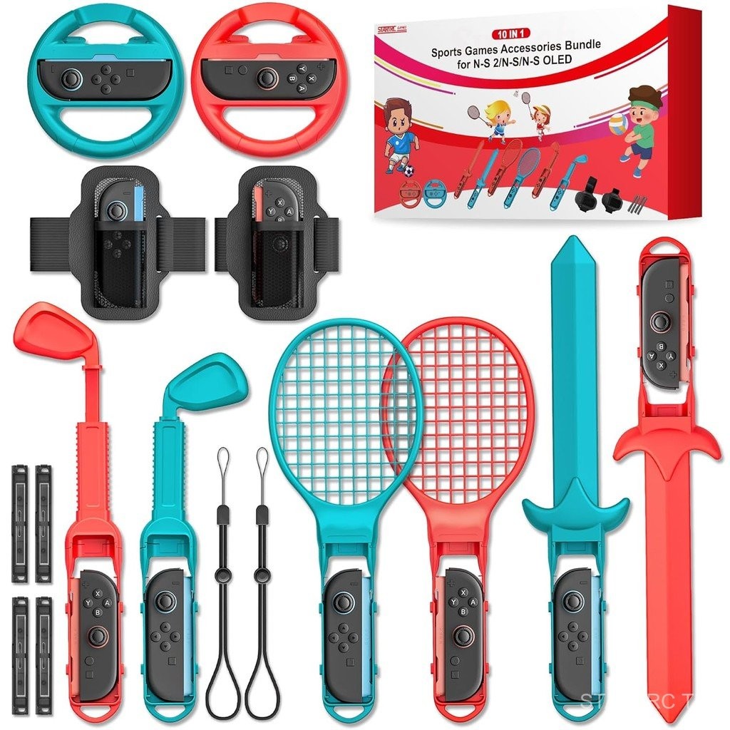 Switch 2 Game Somatosensory Sports Kit เข้ากันได้กับ Nintendo Switch 2/Switch OLED Sports Game Kit