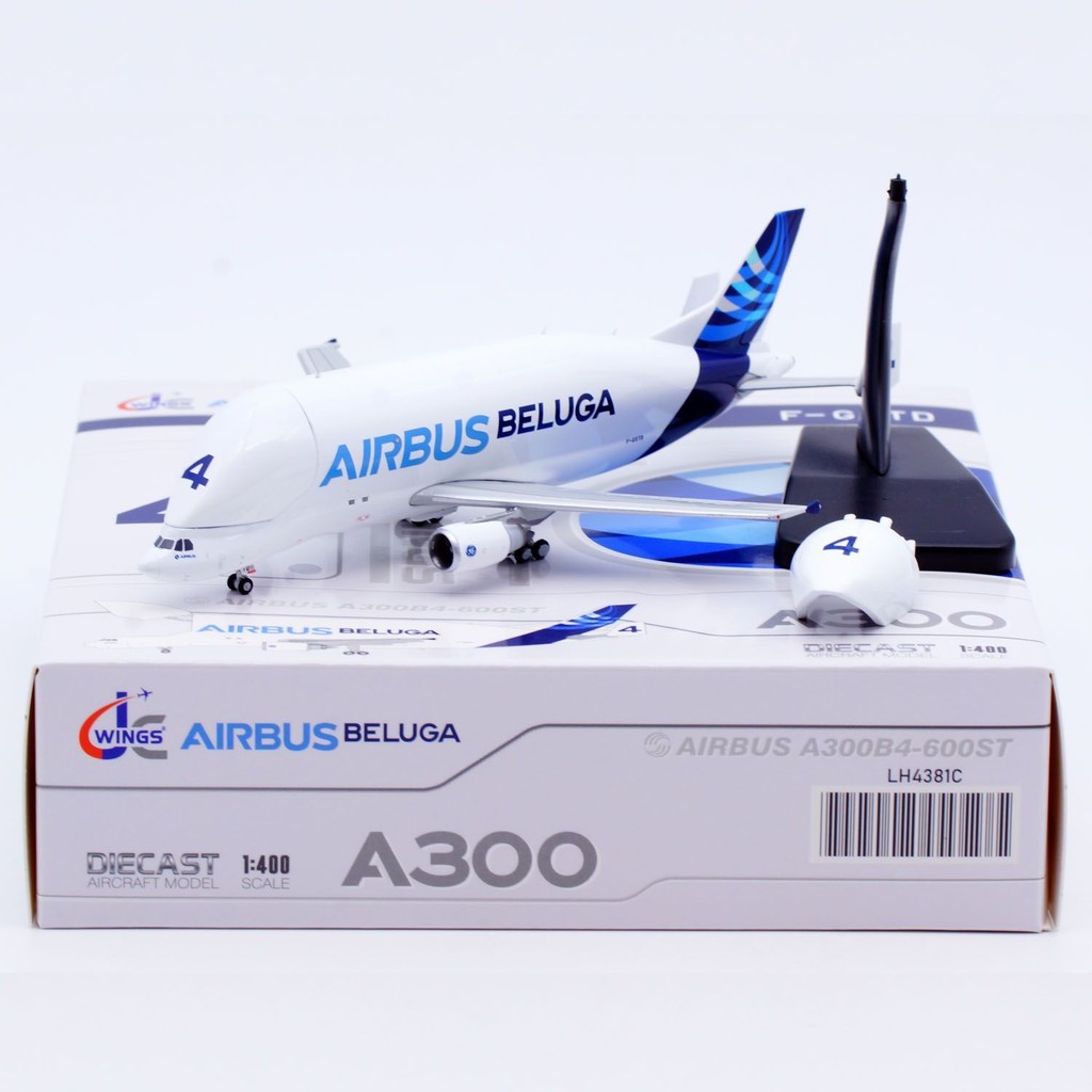 1: 400 JC Wing Alloy Airliner รุ่น Big Beluga A300-600ST Airliner Original F-GSTD