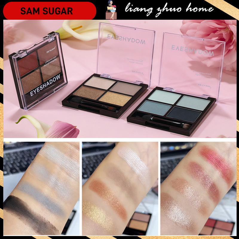 Fit สีเก้าสีอายแชโดว์ Palette Velvet Matte Shimmer สีเทา Oats อายแชโดว์กันน้ําสีน้ําตาล Earth Tones Punk รมควัน Eye Shadow แต่งหน้า