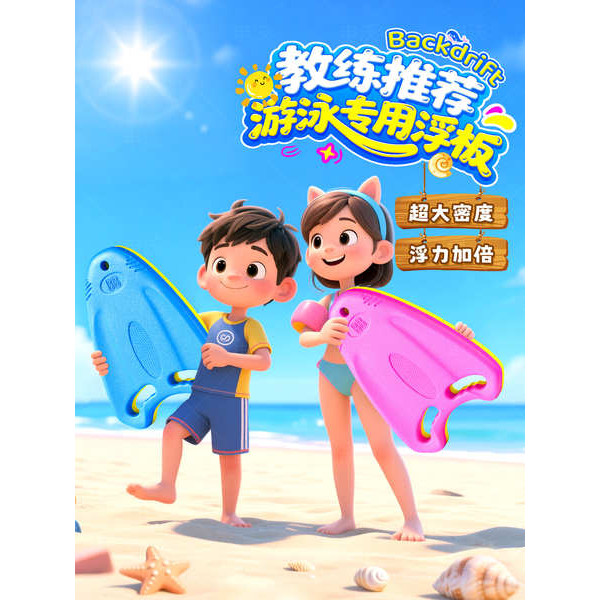 โฟมลอยน้ํา pool noodle กระดานว่ายน้ำลอยน้ำสำหรับเด็กกระดานว่ายน้ำอุปกรณ์สำหรับผู้เริ่มต้นว่ายน้ำอุปก