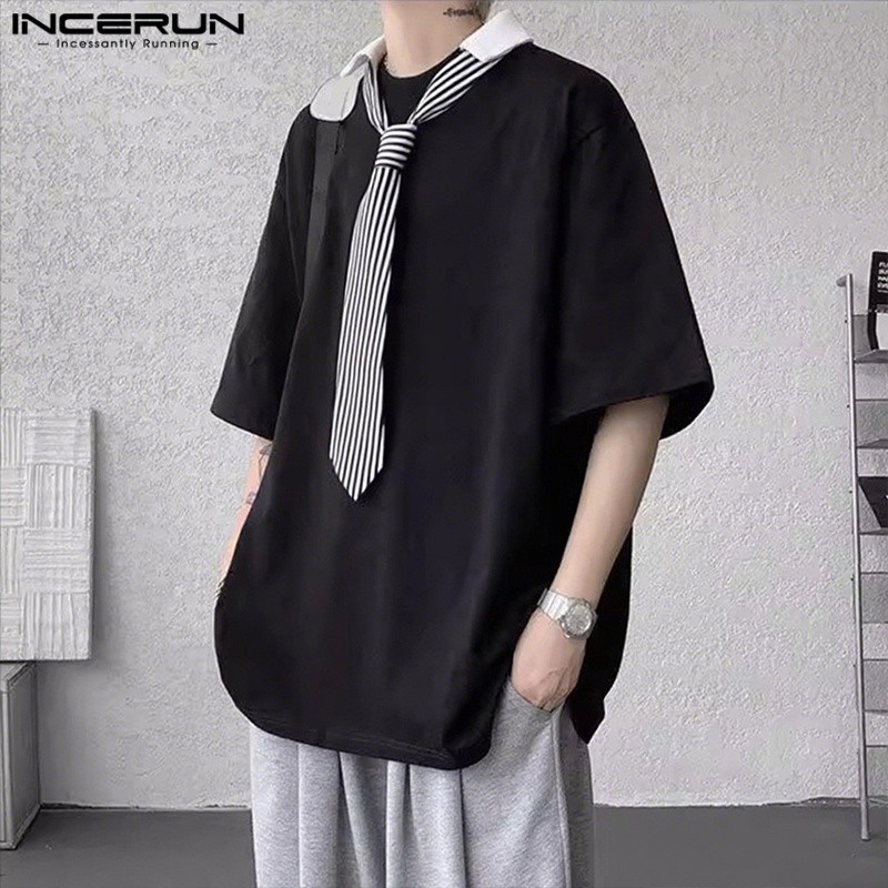เสื้อยืดผู้ชายแบบคอปกทึบมีลายเช็กเกิลสามารถถอดกระดุมได้