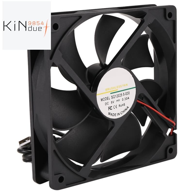 5V USB 2000RPM 12CM พัดลมระบายความร้อนเครื่องทําความเย็นความเร็วสูงสําหรับ Iceriver KS0 KS0 Pro