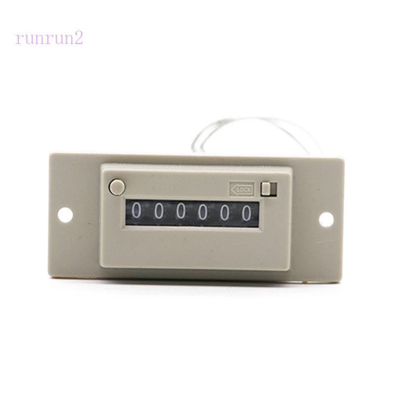 RUN แม่เหล็กไฟฟ้า Pulse Counter 6 หลัก 1 5W สําหรับเคมีเครื่องจักร