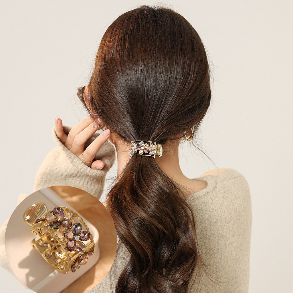 [สไตล์หรูหรา] Chimera Back Head Ball Head Hair Handy Tool กิ๊บติดผมหางม้าสูง Anti-Collapse คลิปคงที่