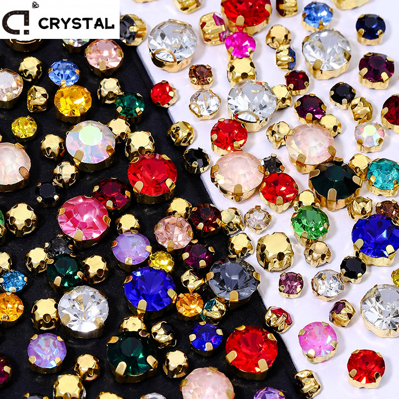 วัสดุประดับ Rhinestone กุญแจทองคำ สำหรับตกแต่งคริสตัลและสตราสร์ ในโครงการงานฝีมือ