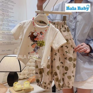 ชุดเซ็ตเด็กผู้หญิง เสื้อยืดคอกลม กางเกงขายาว ขาจั๊ม ชุดแฟชั่…