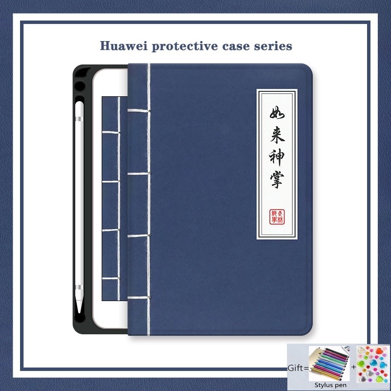 เคสหนัง กันกระแทก พร้อมช่องใส่ดินสอ สําหรับ Huawei Matepad 10.4 2022 T10S T10 Pro 10.8 Matepad 11 11.5 Huawei Mediapad M6 10.8 8.4 T5 M5 Lite 10.1 นิ้ว Honor Pad 9 10 12.1 X8A X8 X9 11 2024 2025 12X V9 M5 M6 SE air 11 11.5 S case