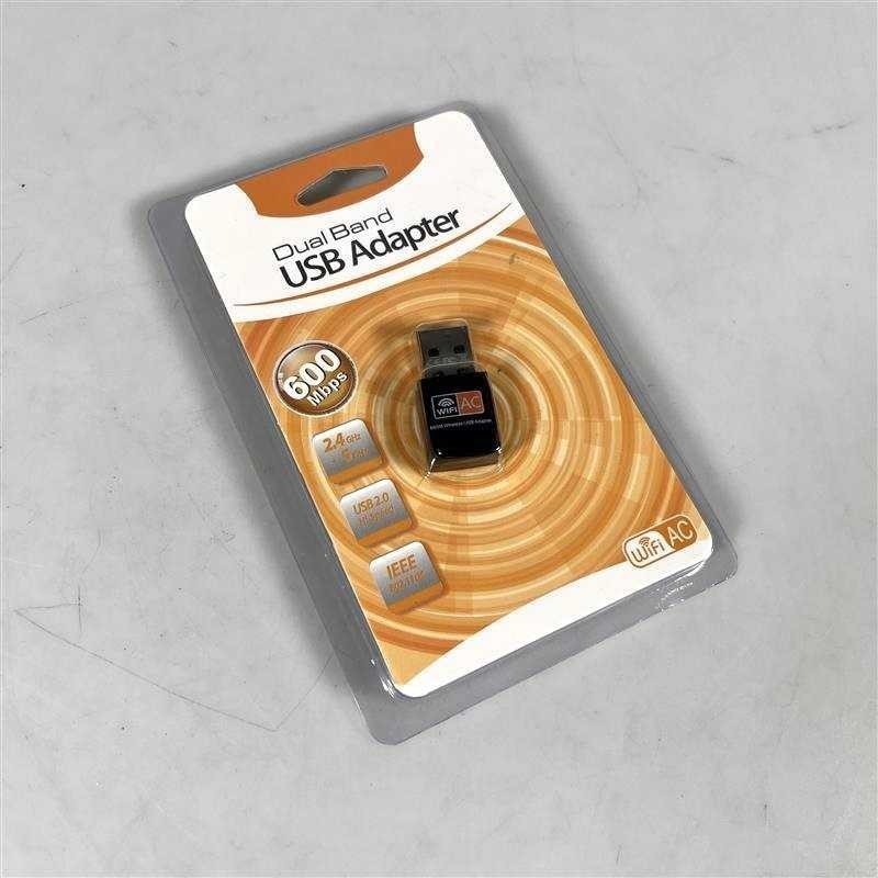 QUICKSHP CANNING อะแดปเตอร์ WiFi USB Dongle Receiver เครื่องส่งสัญญาณ Dual Band 600Mbps - CN-600| |