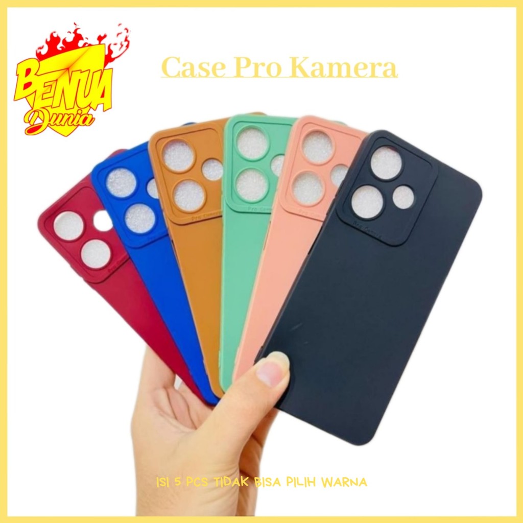 SOFTCASE PRO กล้องคอนเทนติส 5 ชิ้น VIVO Y04 Y04S Y03 Y02 Y01 Y19 Y19S Y19S GT Y19S PRO Y18 Y17 Y17S 