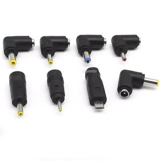 อะแดปเตอร์ปลั๊กไฟ DC 5.5 * 2.1/2.5/1.35 มม. อะแดปเตอร์แล็ปท็อปหญิงเป็นชาย