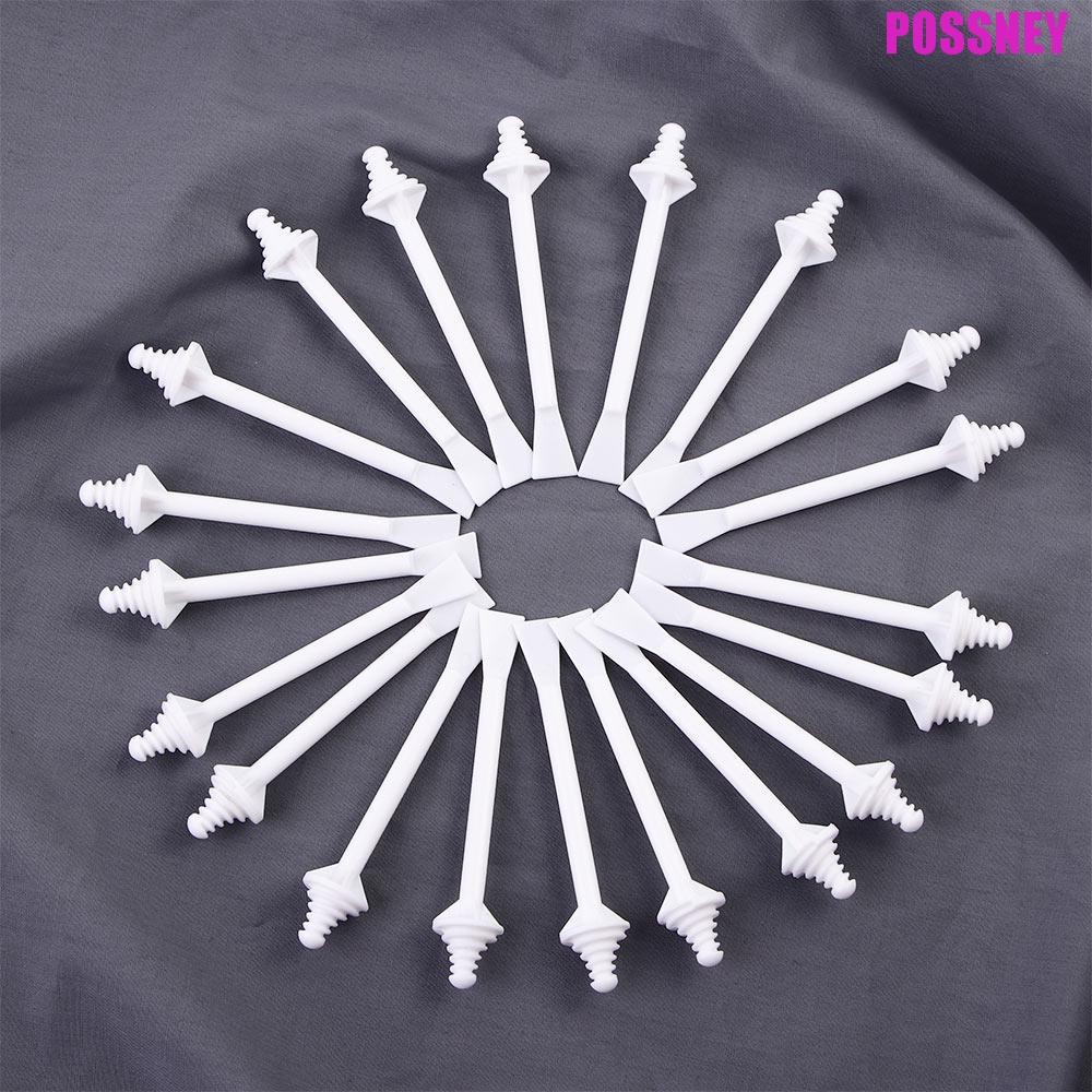 POSSNEY Nose Wax Applicator Sticks ผู้หญิงกําจัดขนจมูก Nostrail ทําความสะอาดจมูก PP Wax Sticks Appli