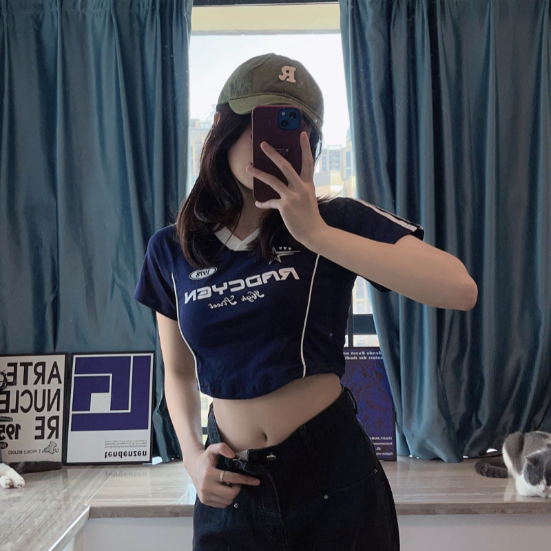 Vilaup – M-2XL Crop Top เสื้อครอป ลายพิมพ์ ผู้หญิง ราคา ถูกที่สุด ดีลบีเคเค แกลเลอรีภาพที่ 9