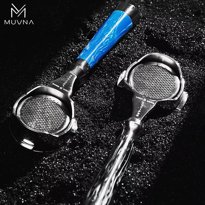 MUVNA Lucifer Bottomless Portafilter 58mm // มือจับชง Bottomless 2handle ล็อค ขนาด 58mm Coffee Lover