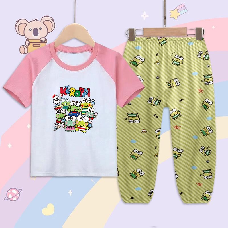 Frog series children's set suitable for 1-8 years old Korean style COD