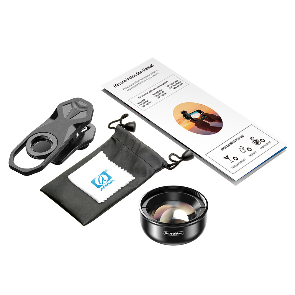 ECOGOING.TH Penchen APL-HB100 มม. สมาร์ทโฟนสมาร์ทโฟนมาโคร 4K HD โทรศัพท์กล้องไม่มีการบิดเบือนพื้นหลั