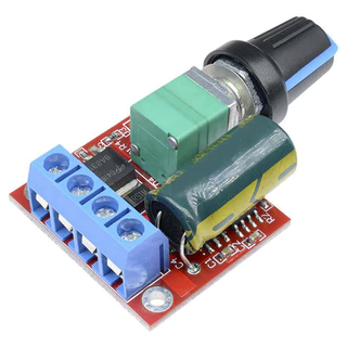 PWM DC โมดูลปรับความเร็ว DC Motor 5-35V 5A, 1.8-12V 2A