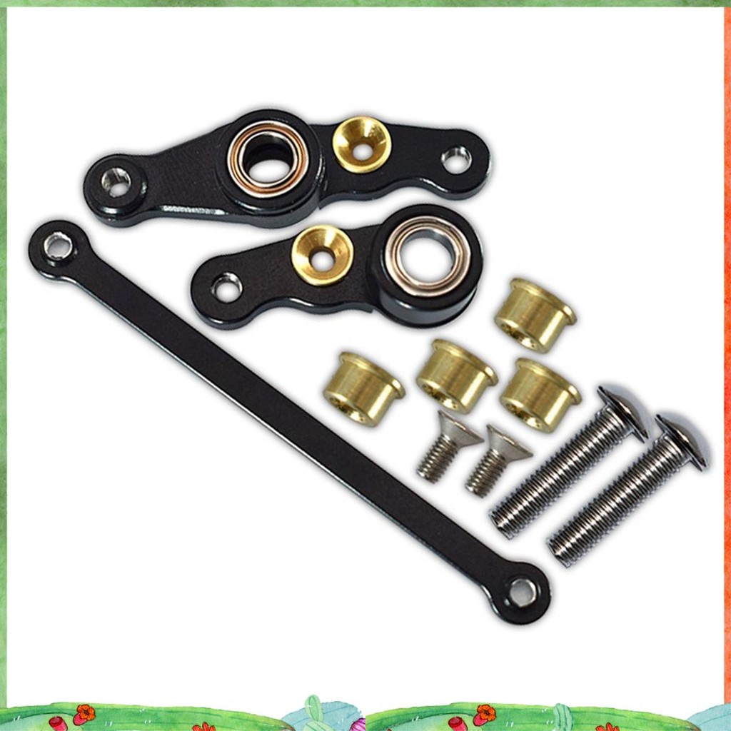 โลหะพวงมาลัยส่วนประกอบพวงมาลัยสําหรับ DF01 TA01 TA02 M1025 RC รถอัพเกรดอะไหล่อุปกรณ์เสริม,6