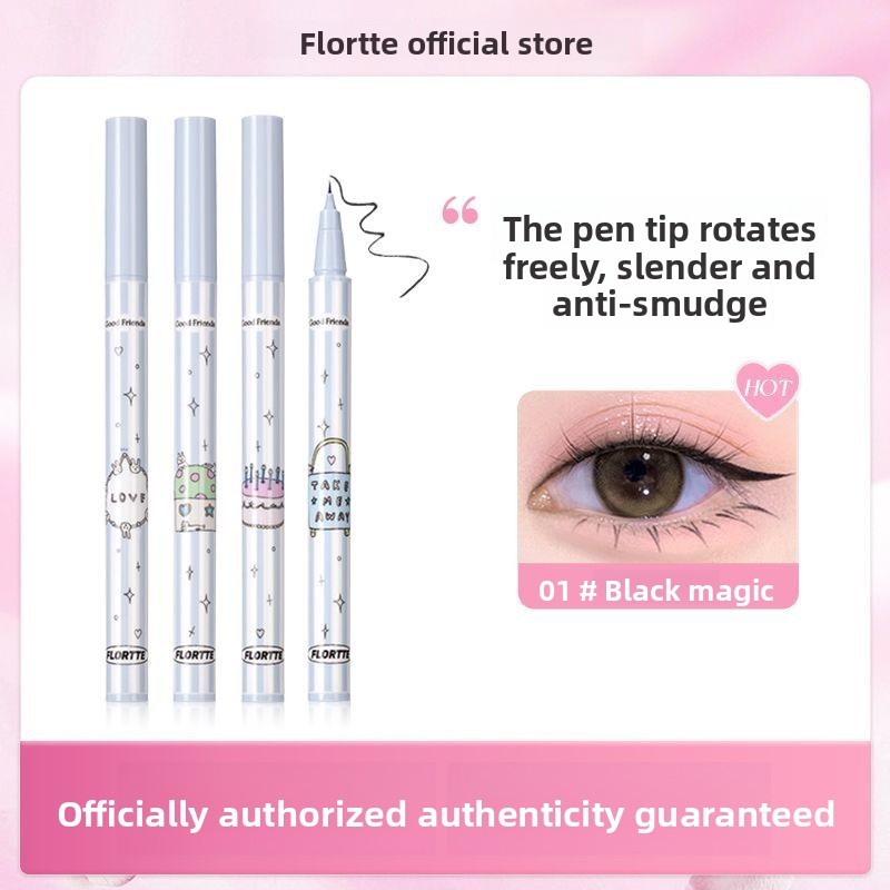 FLORTTE/ปากกาอายไลเนอร์อเนกประสงค์พร้อมปากกาหมุนอเนกประสงค์ปากกาเรียวอายไลเนอร์