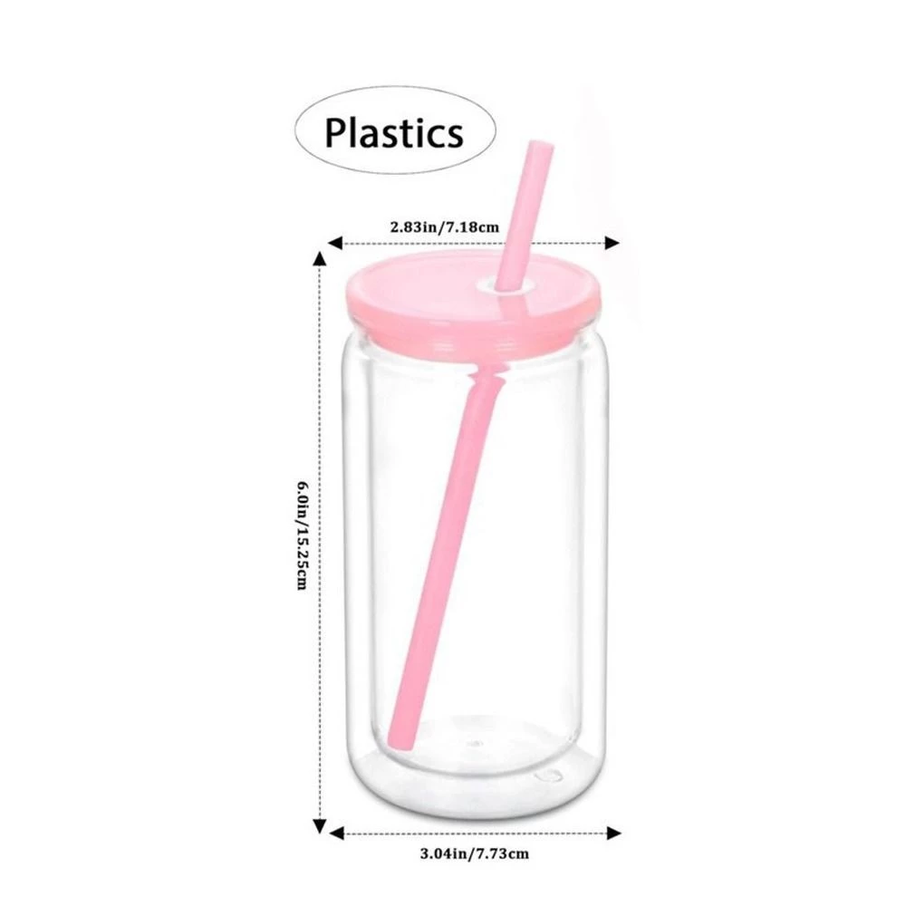 Mason Jar Cups ขวดน้ำสองชั้น 16oz thumbnail 3