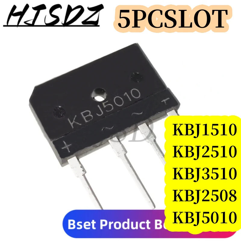 1-5PCS Gbj5010 Kbj3510 Gbj3510 3510 Kbj2510 Gbj2510 25A 1000V Kbj1510 Gbj2508 Gbj2509
