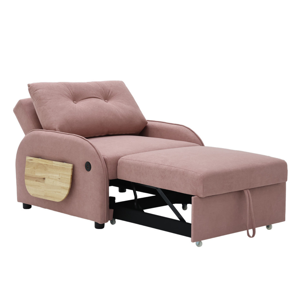 SB Design Square โซฟาเบด รุ่น Rich สีชมพู (96x94x90 ซม.)  แบรนด์ SOFA SOLUTIONS รูปที่ 4