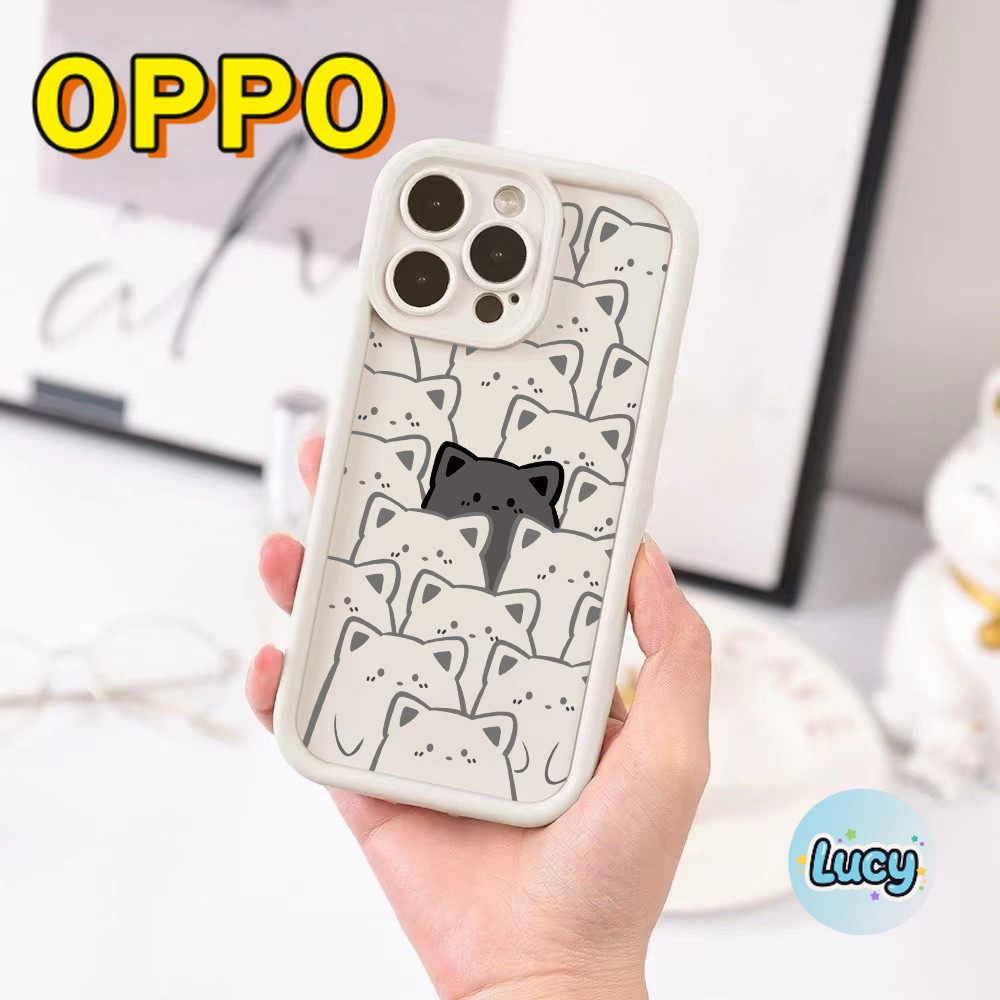 🔥Lucy🔥สินค้า 1 บาท ใช้กับ เคสไอโฟน OPPO สําหรับรุ่น Oppo A35 A57 A16 A8 A17 A58 A53 A38 A78 A5 A38 #