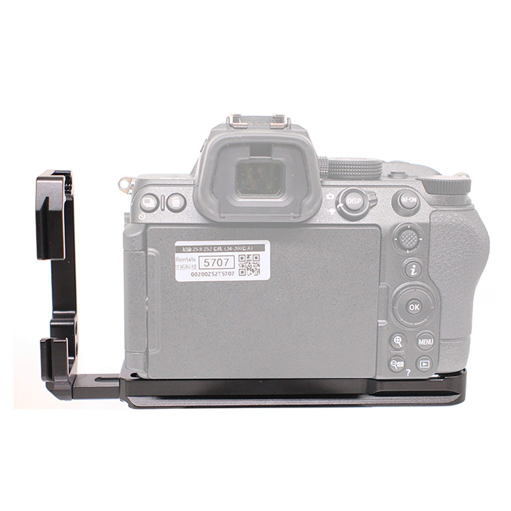 อลูมิเนียมอัลลอยด์ L-Bracket Extension Frame Quick Release Plate สําหรับ Nikon Z5 II / Z6 III SLR กล
