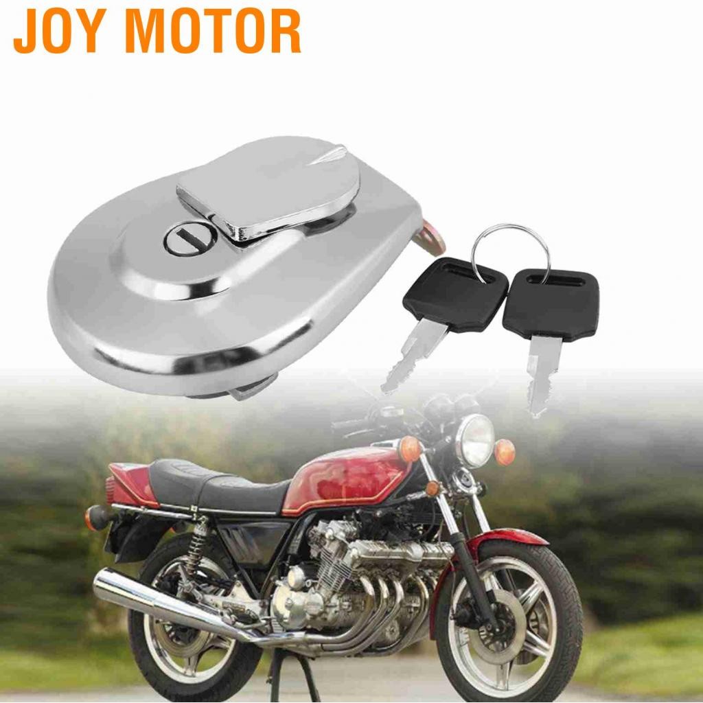 Joy Motor-Th 17620-MB1-033 ฝาปิดฝาปิดถังน้ำมันเชื้อเพลิงรถมอเตอร์ไซค์พร้อม 2 ปุ่มสำหรับ Honda VF750C