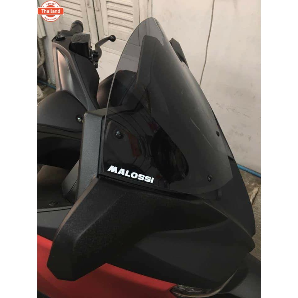 ชิวหน้าxmax year2018-2022 ทรงmalossi ชิวหน้าyamaha xmax300 ทรง Malossi ชิวังลมหน้รงสั้นศูนย์ ชิวังลม