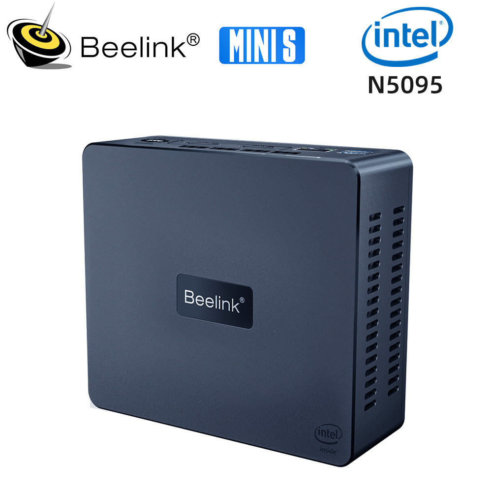 Beelink โฮสต์คอมพิวเตอร์ MINI S N5095 MINI PC Quad Core 4K Ultra HD 16GB