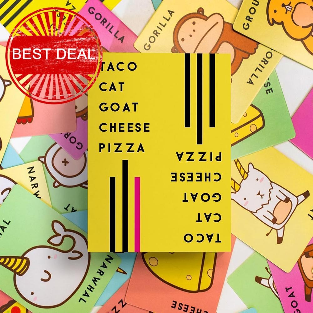 พร้อมสต็อก Taco Cat Goat Cheese Pizza & Santa Cookie Candy เกมกระดานการ์ดเกม Snowman J1q9