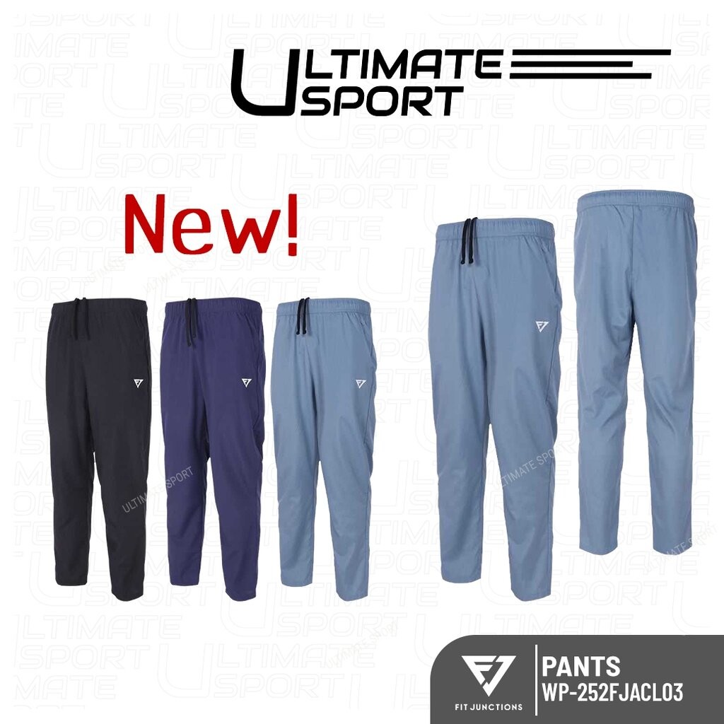 กางเกงขายาว ผ้าร่ม Fit Junction Pants ขาปล่อย ทรงสปอร์ต ผ้านุ่มสบาย ระบายอากาศ รหัส WP-252FJACL03