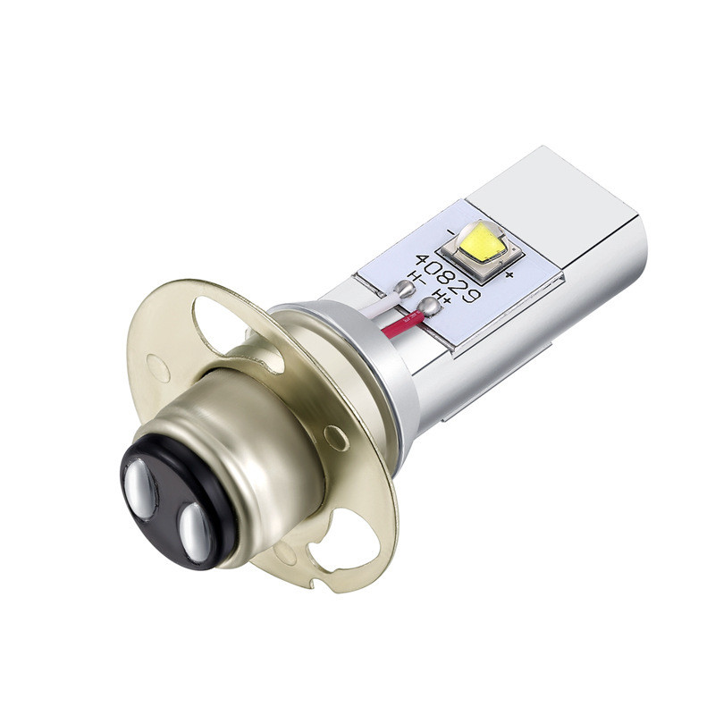 摩托车LED灯泡H6M P15D P30D 6-24V无极性远近光一体电动车前照灯