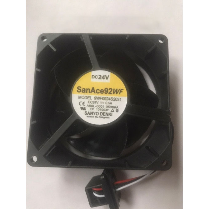 ใหม่ล่าสุด Sanyo 9WF0924S2041 A90L-0001-0598#B24V0. พัดลมไดรฟ์ Fanaco 5A