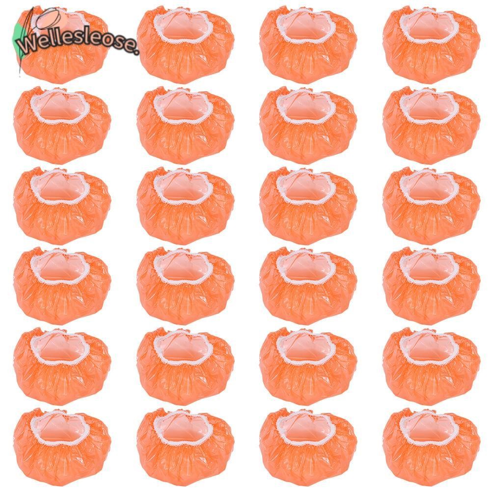 WELLE Fire Alarm Dust Cover, Orange Thicken Smoke Detector, ระหว่างทําอาหารหรืออบพลาสติกยืดหยุ่นสี H