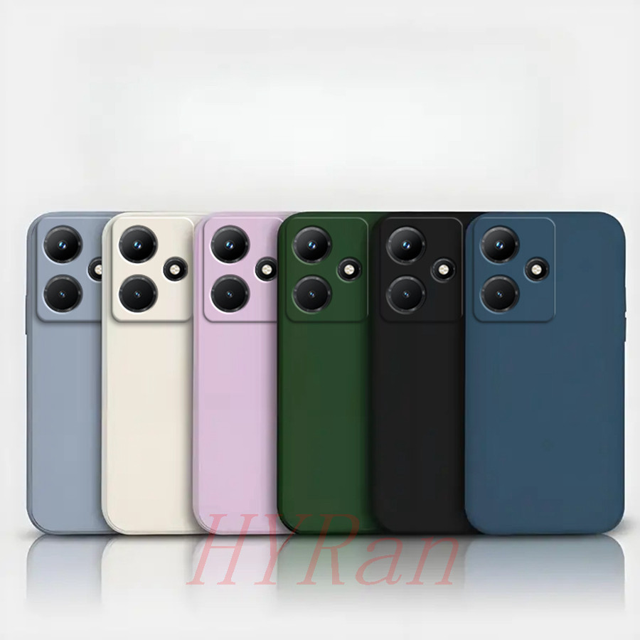 Infinix Hot 30i / Hot30i NFC เคสโทรศัพท์ซิลิโคนสีทึบ YT