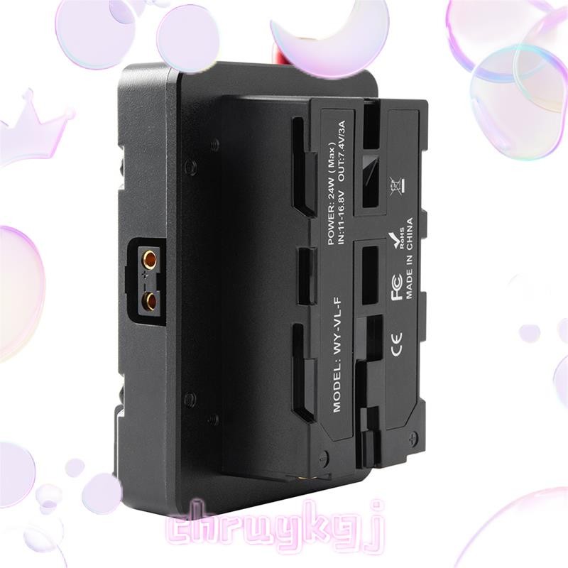 Power Adapter Mount Plate สําหรับ Mini Nano V/V Mount แบตเตอรี่ NP-F NP-F960 NP-F970,D-Tap สําหรับกล