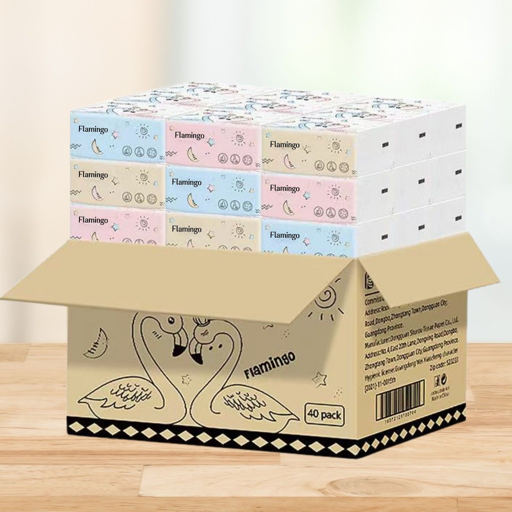 ⭐คุ้มสุด!! (1ลังมี 40ห่อ) ⭐กระดาษทิชชู่ ขายยกลัง ไร้ฝุ่น กระดาษเช็ดหน้า ไม่เป็นขุย ราคาถูก กระดาษทิชชู่พกพา ห่อเล็ก - รูปที่ 7