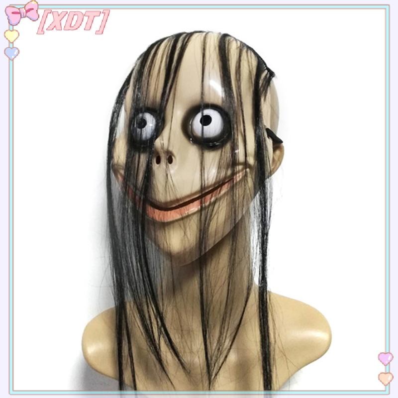 XDT ใหม่ฮาโลวีนสยองขวัญผมยาวปาก V-รูป Roleplay MoMo หญิง Ghost KCP