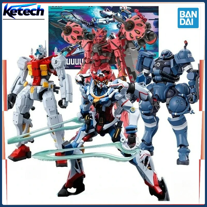 Bandai HG 1/144 Gundam GQuuux Police Zaku – Snap-Fit Model Kit สําหรับ Builders & Collectors