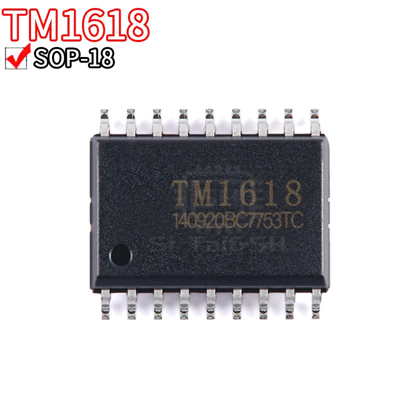 1-5 ชิ้น TM1637 TM1618 TM1620 TM1620B SOP18 SOP20